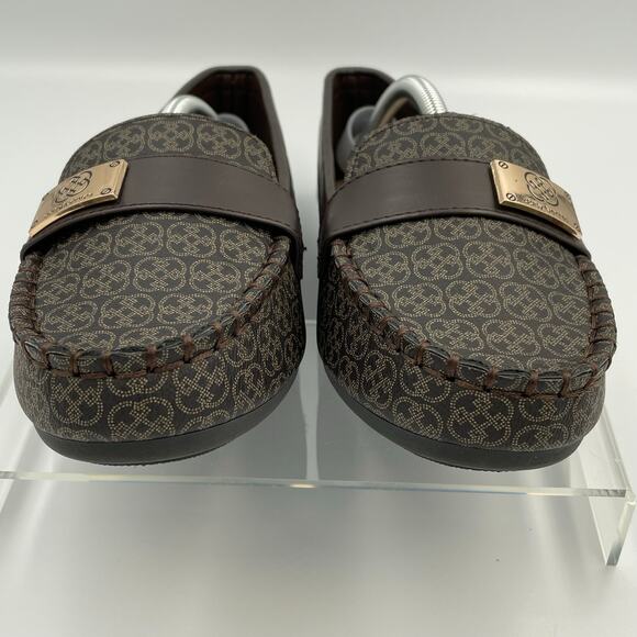 Daisy Fuentes Women's Brown Loafers, Size 7 1/2 W, Career Comfort Classic Logo - Picture 8 of 11